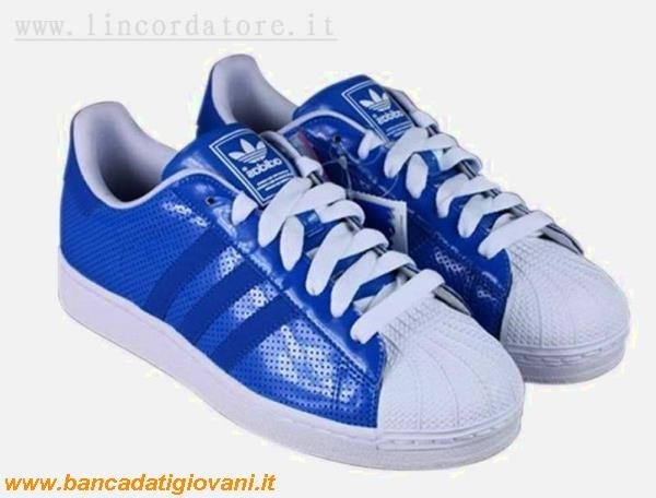 Superstar Adidas Blu E Rosse
