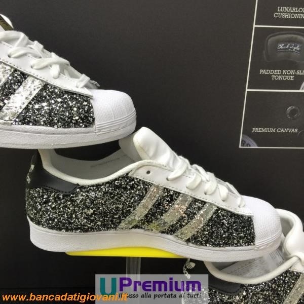 Adidas Superstar Glitter Nere