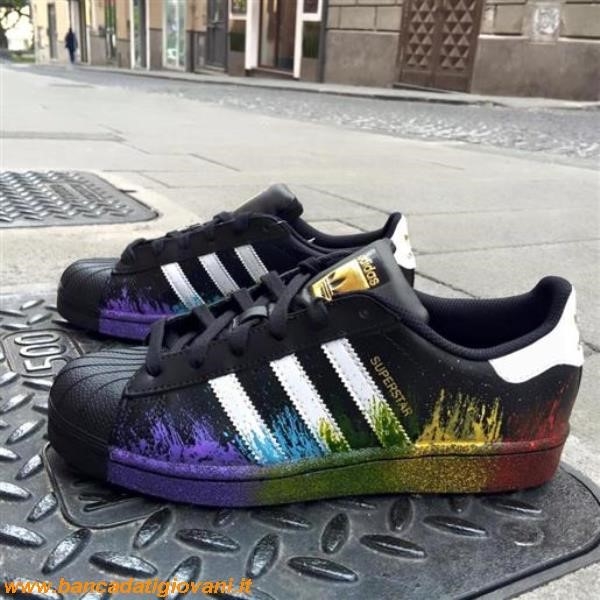 Adidas Superstar Colorate Nere