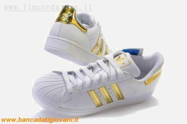 Adidas Superstar Oro E Bianco