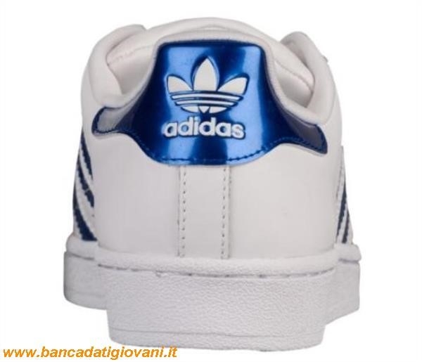 Adidas Superstar Blu Metallic