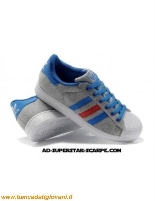 Adidas Superstar Blu E Rosse
