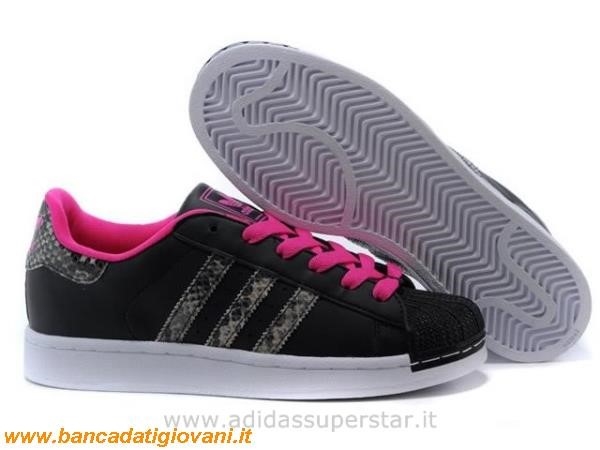 Adidas Superstar Argento E Nere