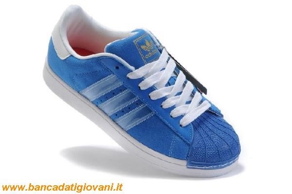 Adidas Superstar Camoscio Blu