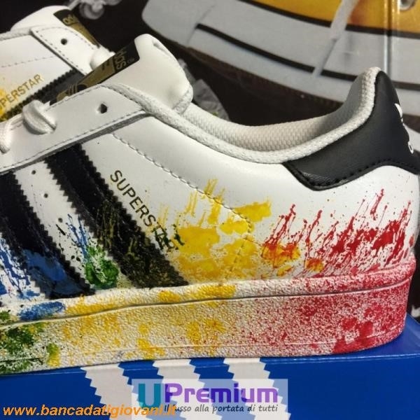 Adidas Superstar Con Schizzi Di Colore Prezzo