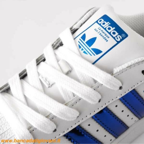 Adidas Superstar Metallic Blue