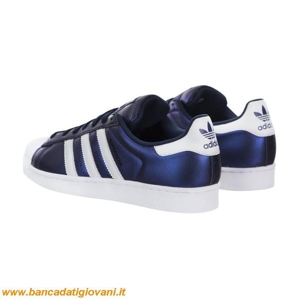 Adidas Superstar Metallic Blue