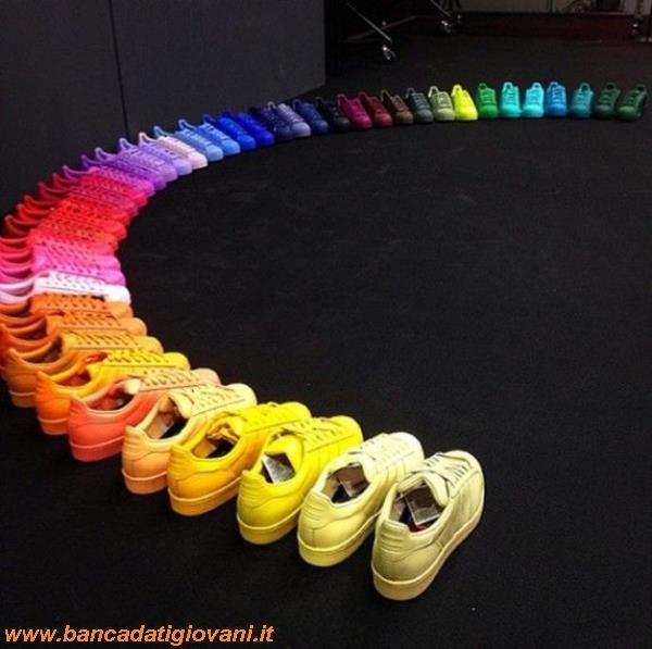 Adidas Superstar Rainbow Paint