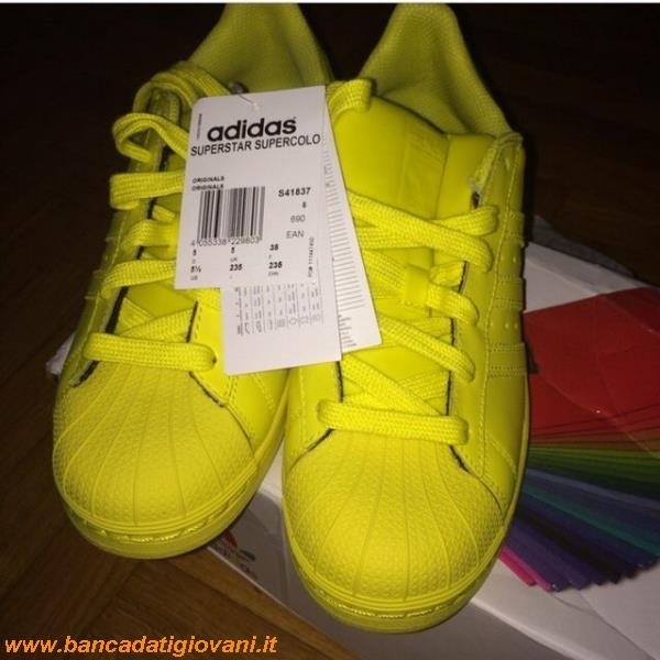 Adidas Superstar Colorate Gialle