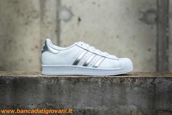 Adidas Superstar White Silver