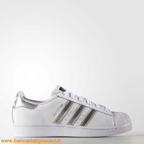 Adidas Superstar White Metallic
