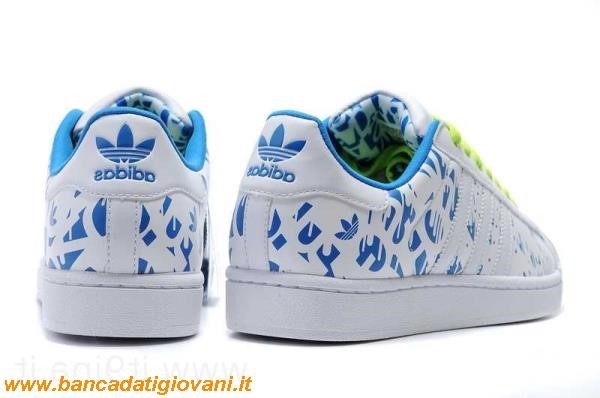Adidas Superstar Bianco Blu