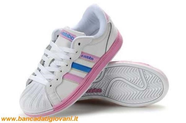 Adidas Superstar Bianco E Rosa
