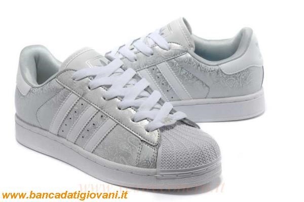 Adidas Superstar Bianco Argento