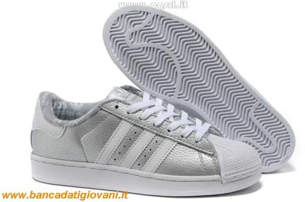 Adidas Superstar Bianco Argento