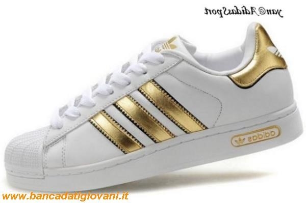Adidas Superstar Bianco Oro