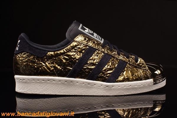 Adidas Superstar Nere Oro