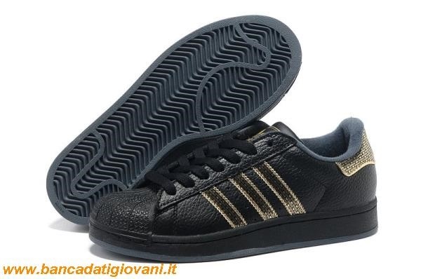 Adidas Superstar Oro Nero