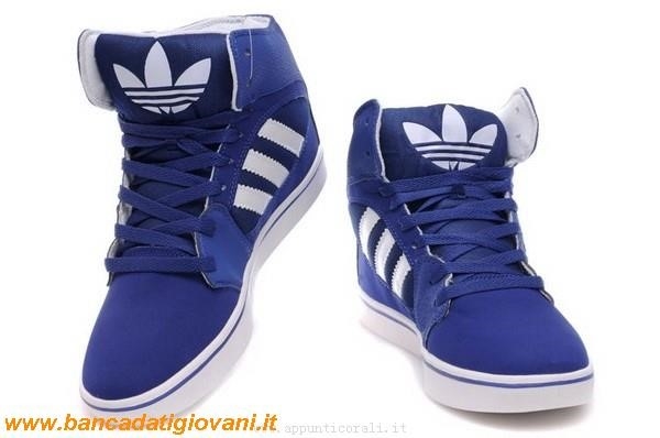 Adidas Superstar Alte Blu