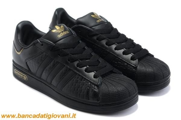 Adidas Superstar Black Gold