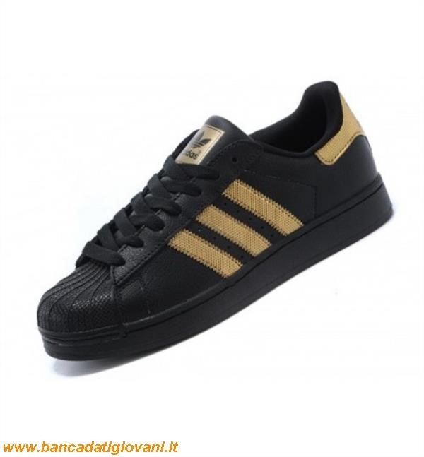 Adidas Superstar Black Gold